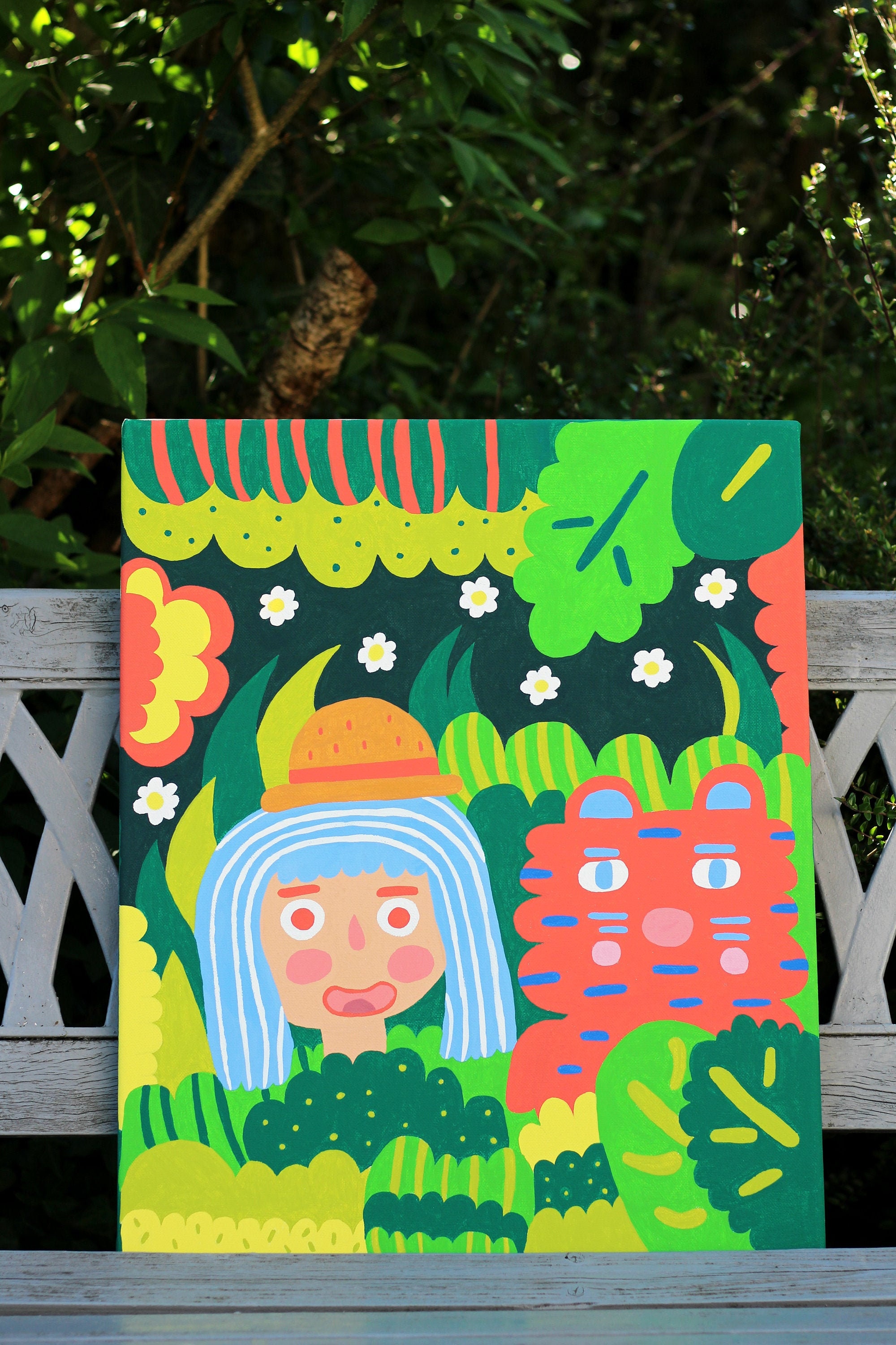 Illustration Tigre Dans La Forêt