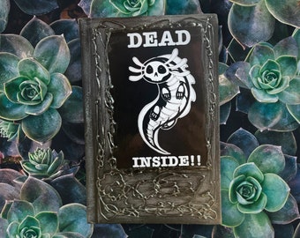 Dead Inside Axolotl Sketchbook Size Medium