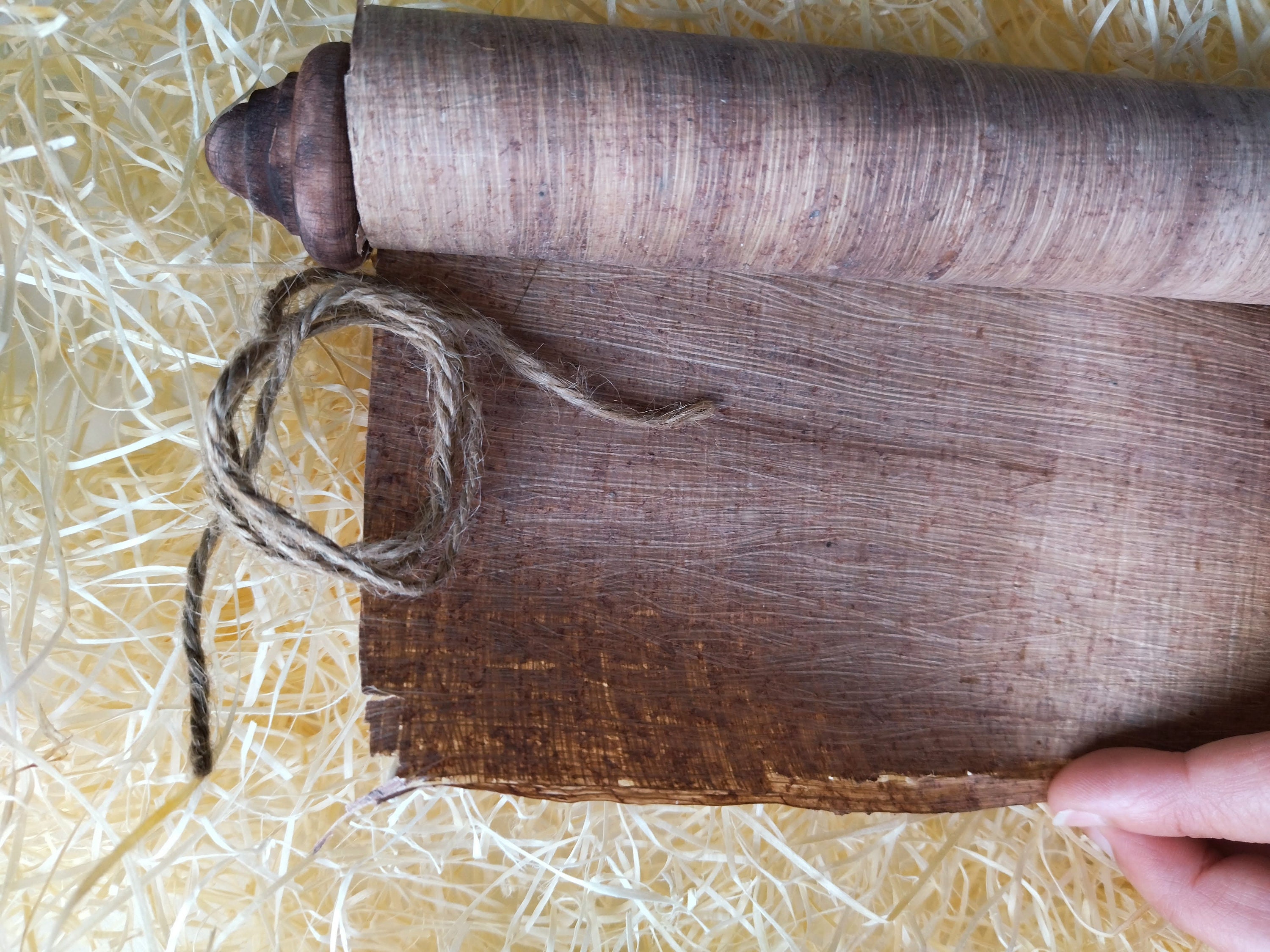 Rollo De Papiro Antiguo, Rollo De Papiro Envejecido, Rollos Del Mar