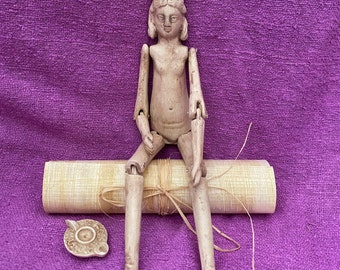 Articulated Roman Doll, Roman Pupa, doll collection, Ancient doll, rare doll.