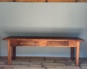 Antique Solid Oak Sideboard
