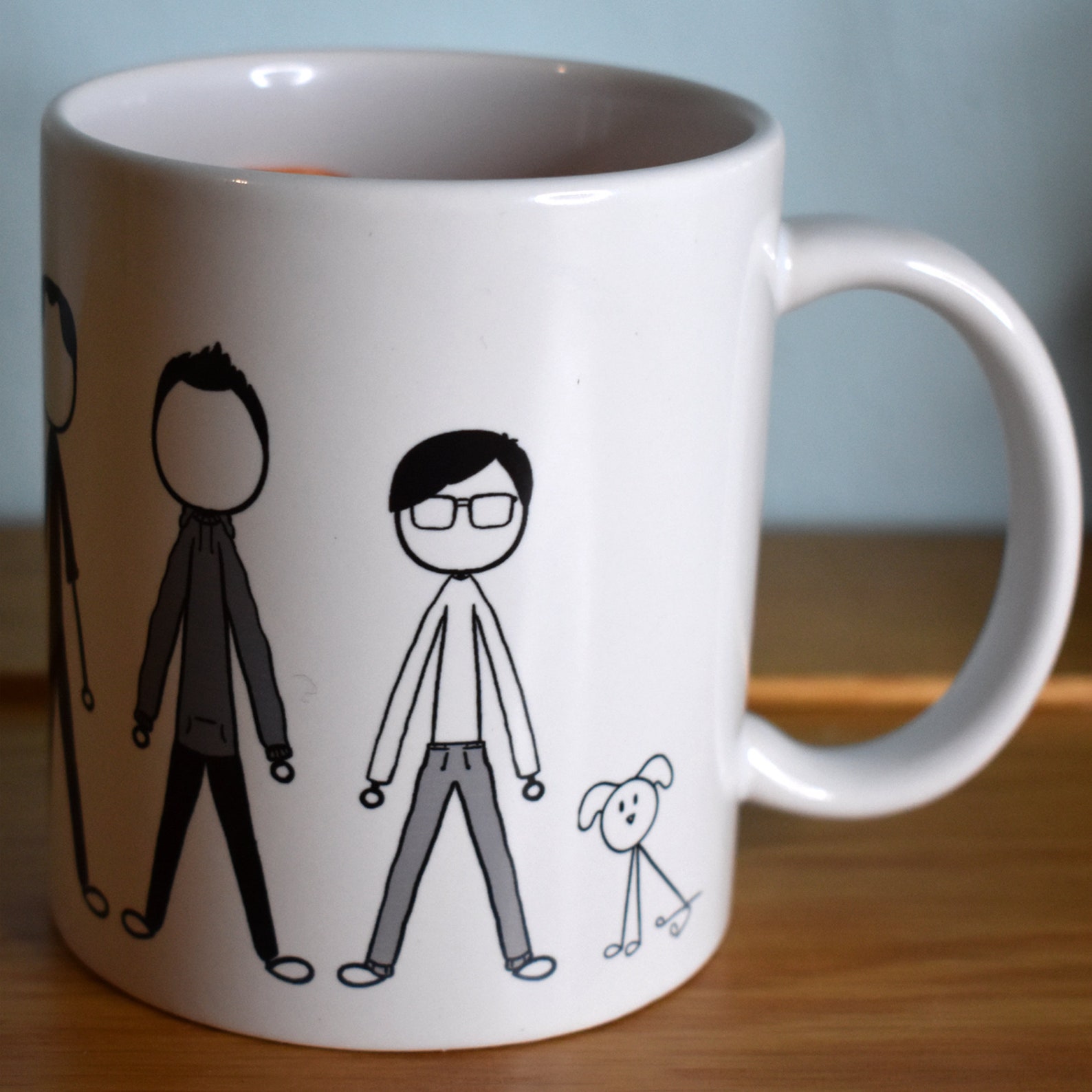 Personalised Stick Figure Mug 11oz Mug Tea/Coffee Cup Etsy