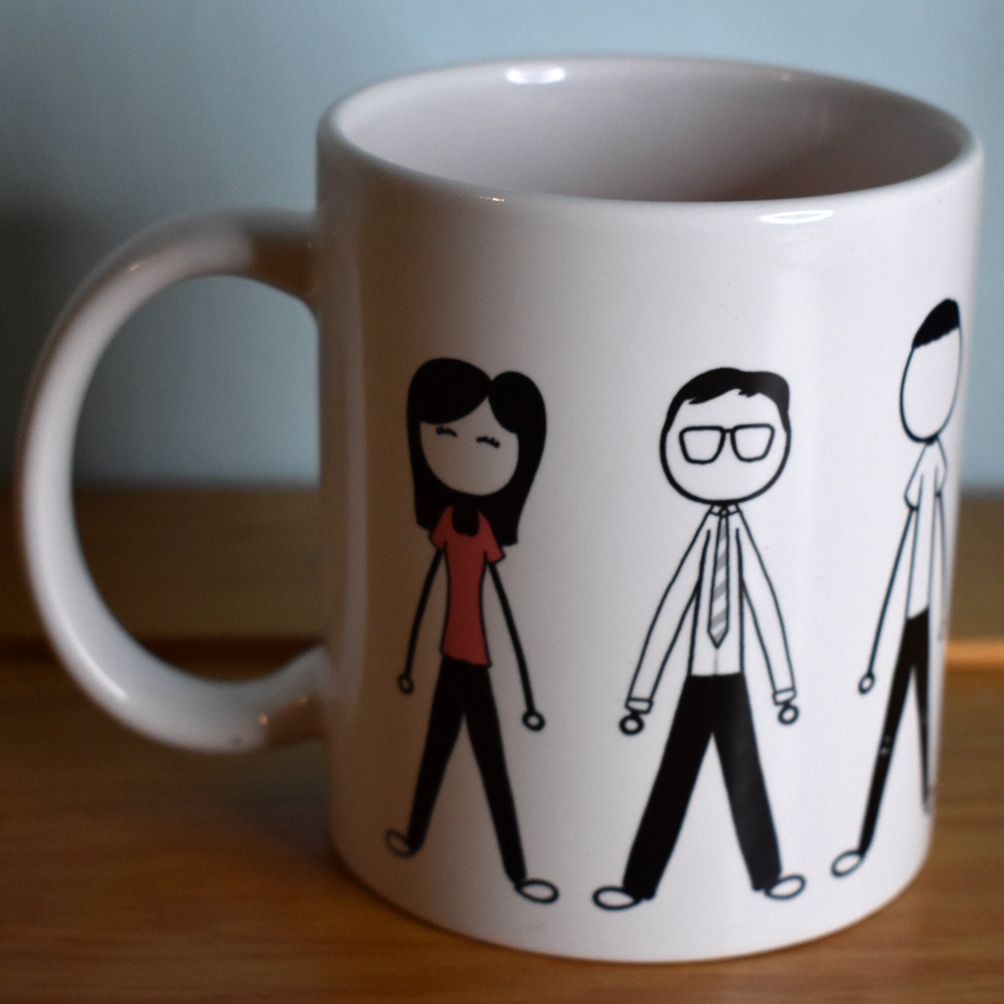 Personalised Stick Figure Mug 11oz Mug Tea/Coffee Cup Etsy