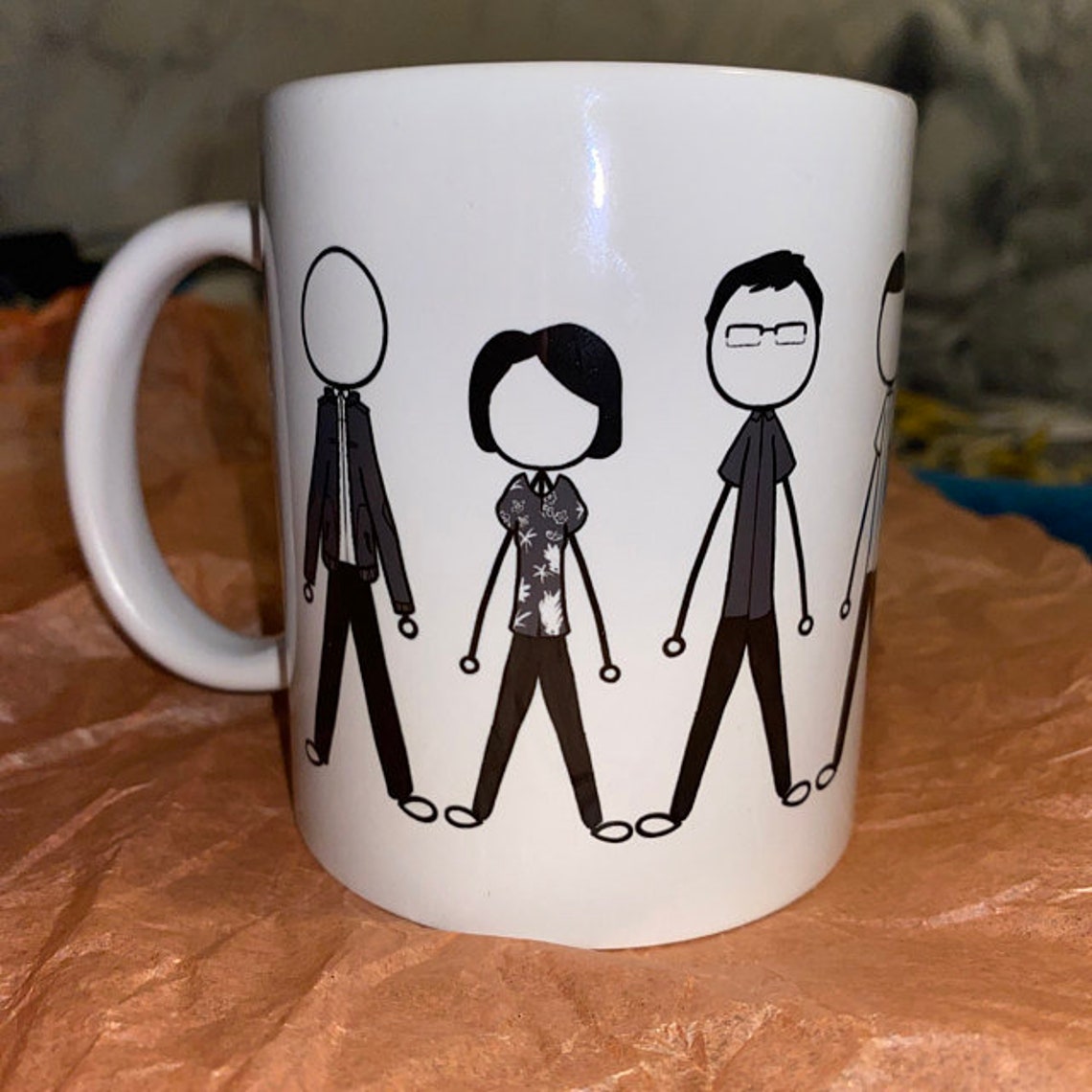 Personalised Stick Figure Mug 11oz Mug Tea/Coffee Cup Etsy