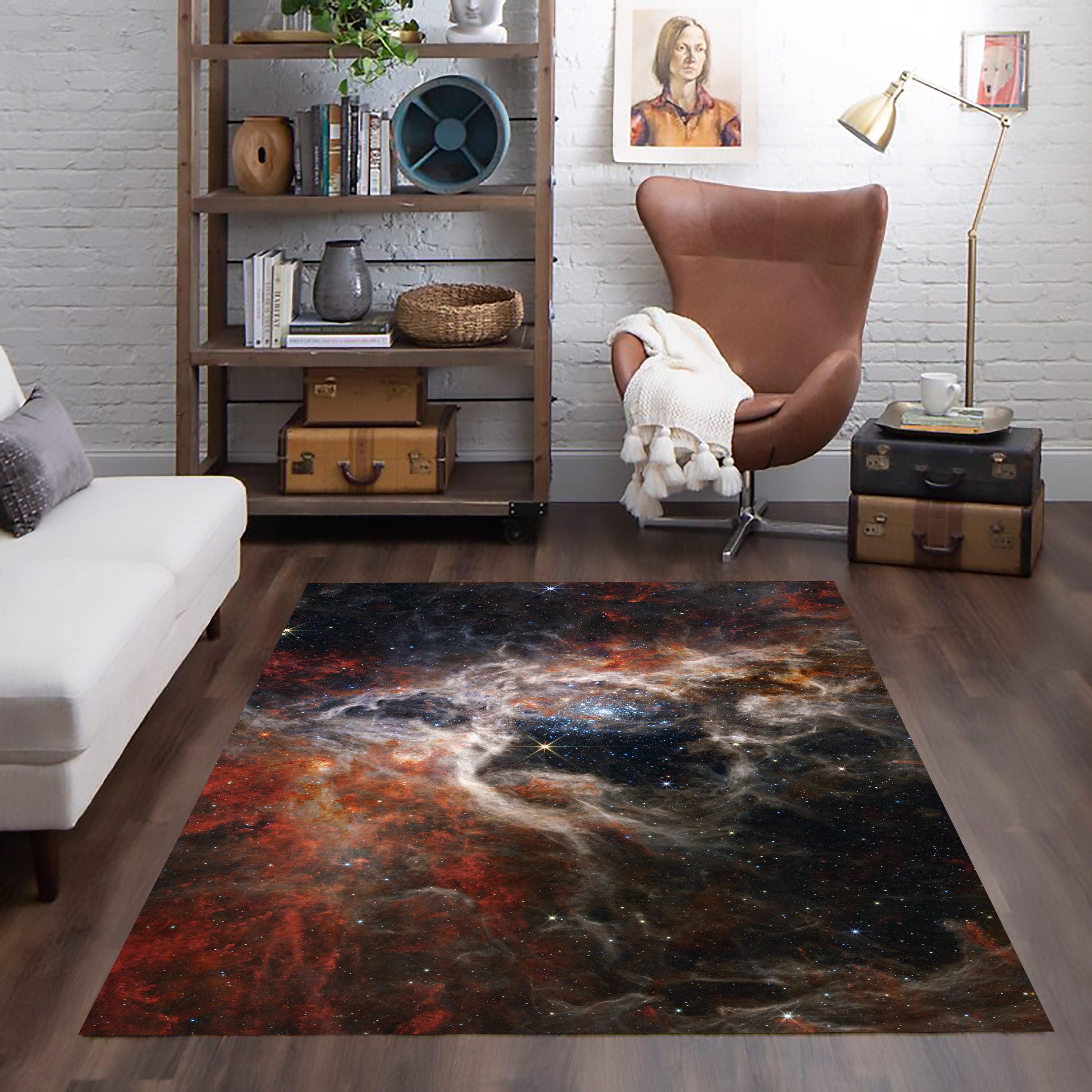 Tarantula Nebula Rug, James Webb Rug, Star Rug, Space Rug, Nebula Rug ...