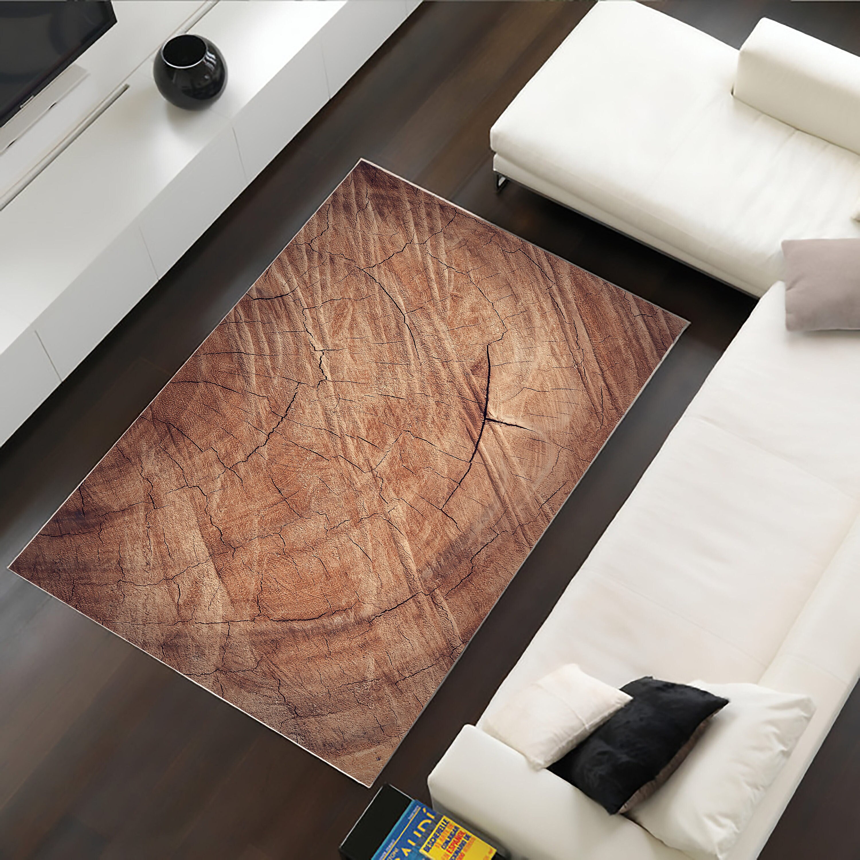 3d Tree Stump Rug, Block Stump Rug, Tree Trunk Rug, Black Friday Sale