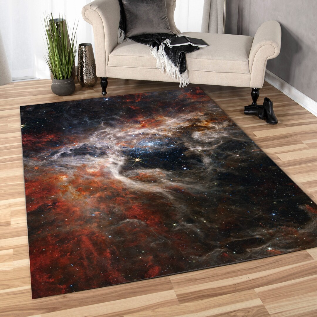 Tarantula Nebula Rug, James Webb Rug, Star Rug, Space Rug, Nebula Rug ...