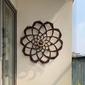 Hyperi Kinetic Sculpture, Wooden Flower 3d Kinetic Wall Sculpture, Wooden  Unique Wall Decor Art, Special Sacred Geometry, Big Infinity Spin 