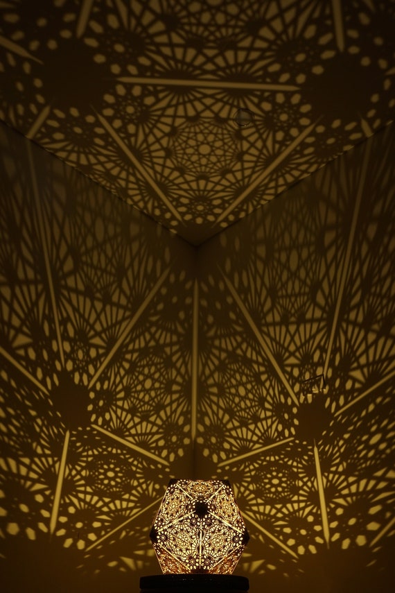 Hyperi Shadow Lamp Night Light Lantern Sacred Geometry Spiritual