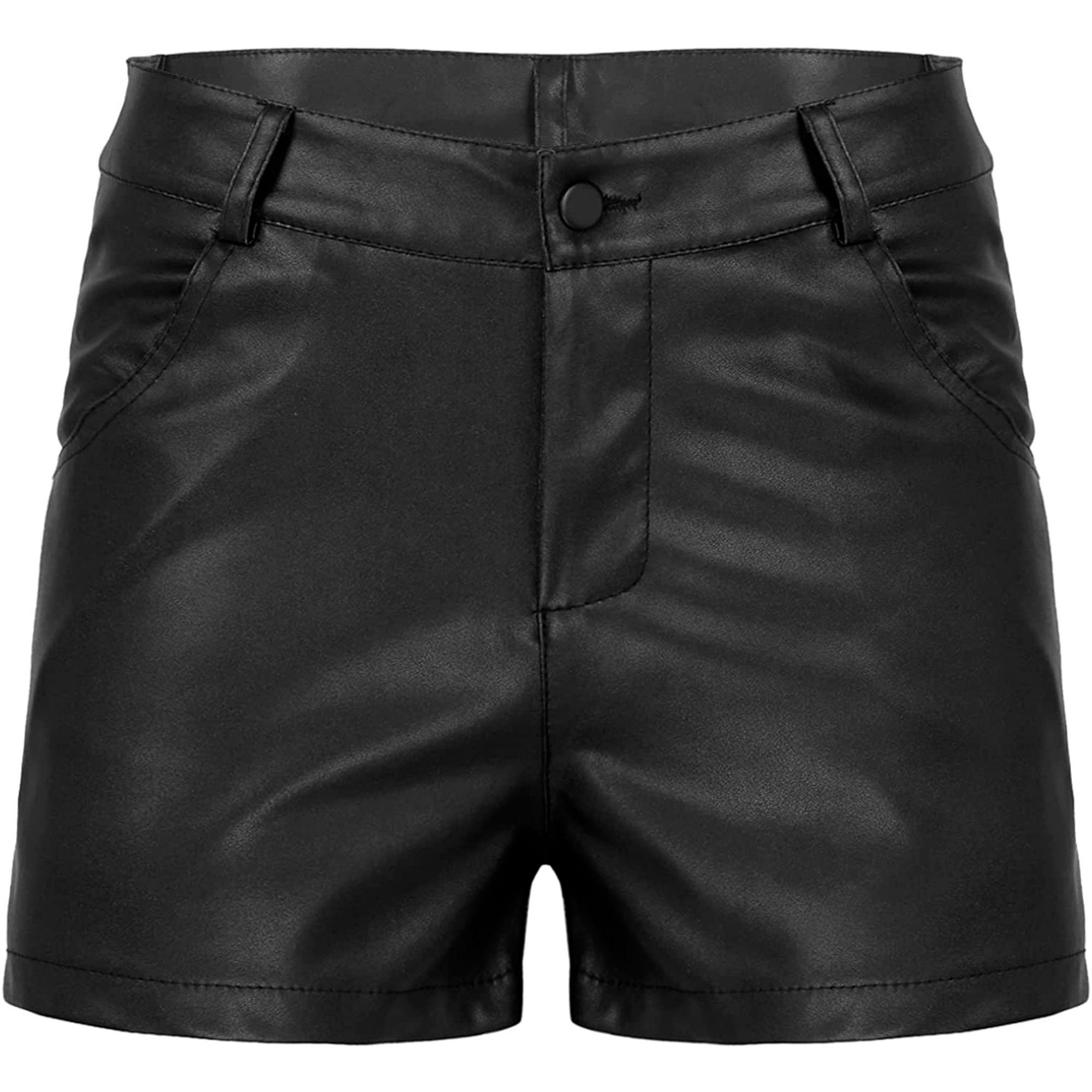 Men Leather Shorts With 4 Pockets Real Cargo Leather Shorts Etsy