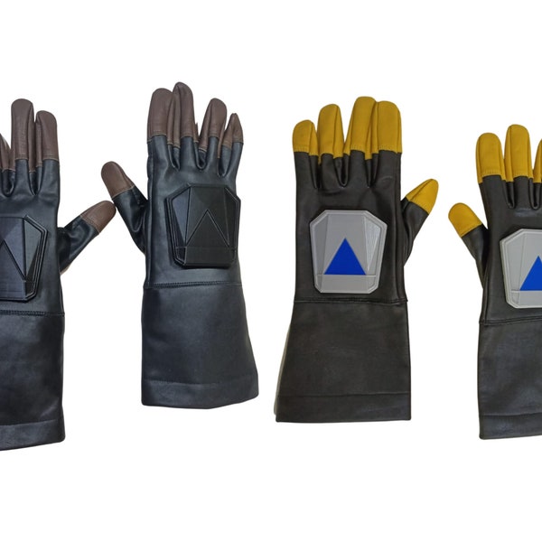 Mandalorian Boba fett leather gloves, Boba Fett cosplay, Book of Boba Mando Gloves, Bounty Hunter Gloves