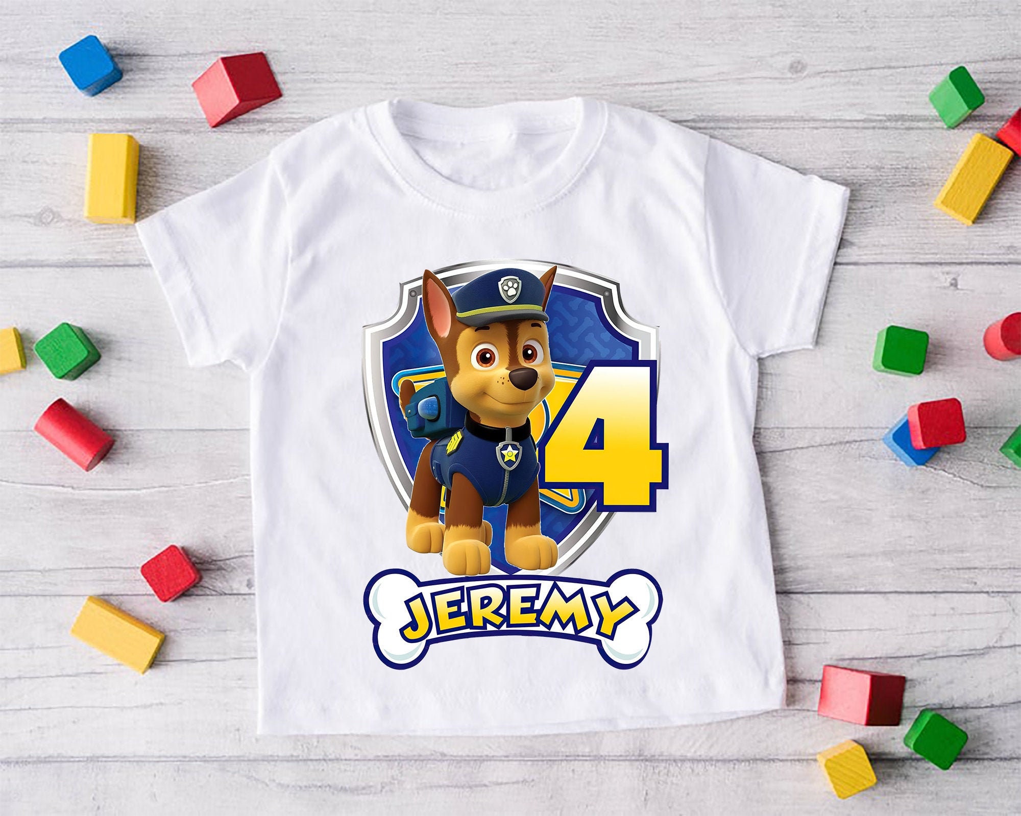 Chase Paw Patrol Shirt Paw Patrol Geburtstagsshirt Paw | Etsy