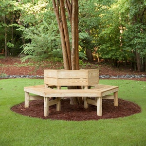 Half tree bench top
