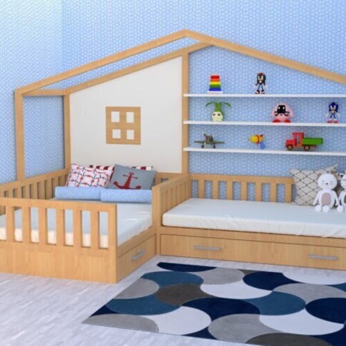 Twin Bed Plan With Storage PDF DIY Etsy