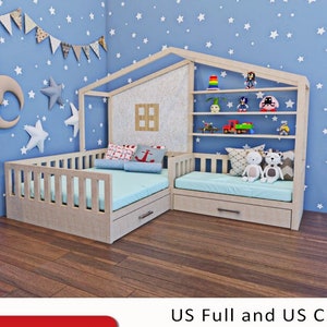 L shaped crib discount
