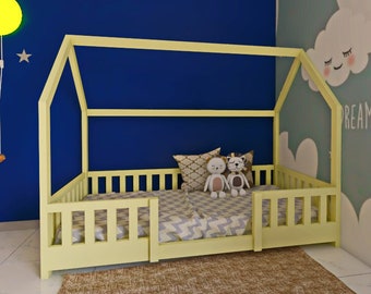 Montessori bed twin size plans, House bed plan, DIY floor bed, Bed Frame project