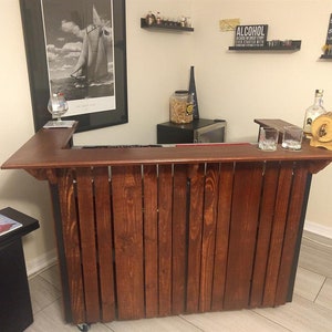 Rustic Cedar Outdoor Bar Plan: DIY Pool Bar (PDF Pattern)