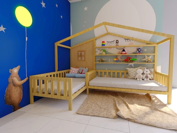 Corner headboard for sale two twin beds