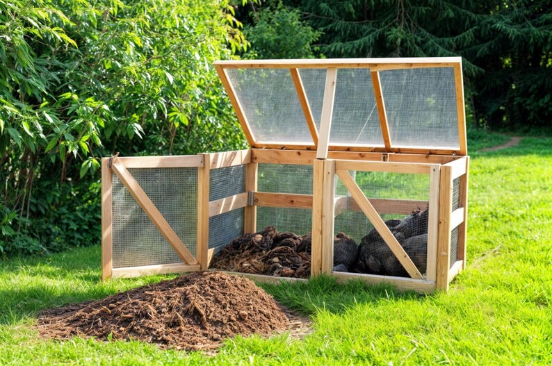 DIY Compost Bin Plans – Build an Eco-friendly Backyard System! Easy to ...