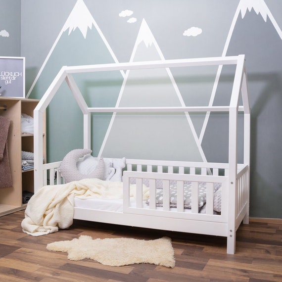 Montessori Toddler Bed Plans House Bed Full Size With Fences