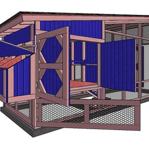 DIY Chicken Coop Plans PDF - 19' X 6' - Backyard Chicken Hutch - Hen ...