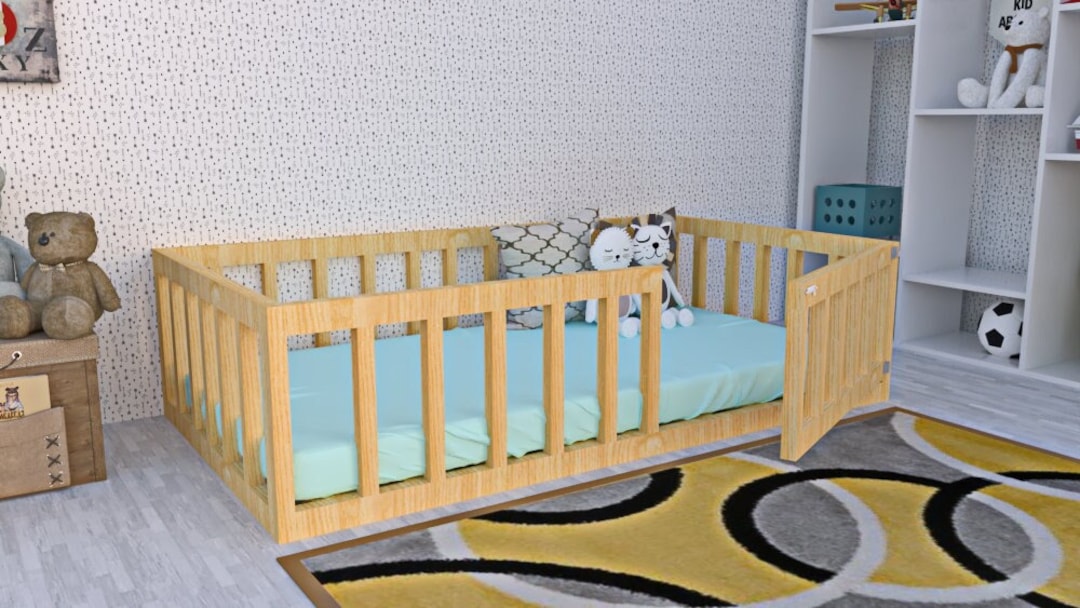 Full Size Toddler Bed Plans , Montessori Bed Frame Plans, Montessori