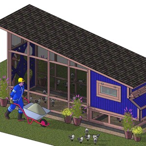DIY Chicken Coop Plans PDF - 19' X 6' - Backyard Chicken Hutch - Hen ...