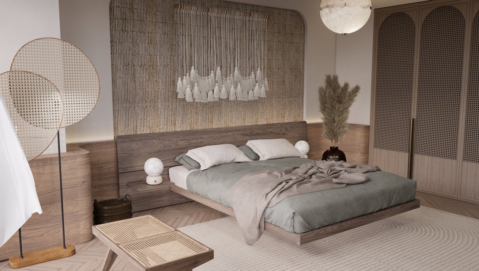 King Size Floating Bed digital Plan, Floating Bed Frame With LED