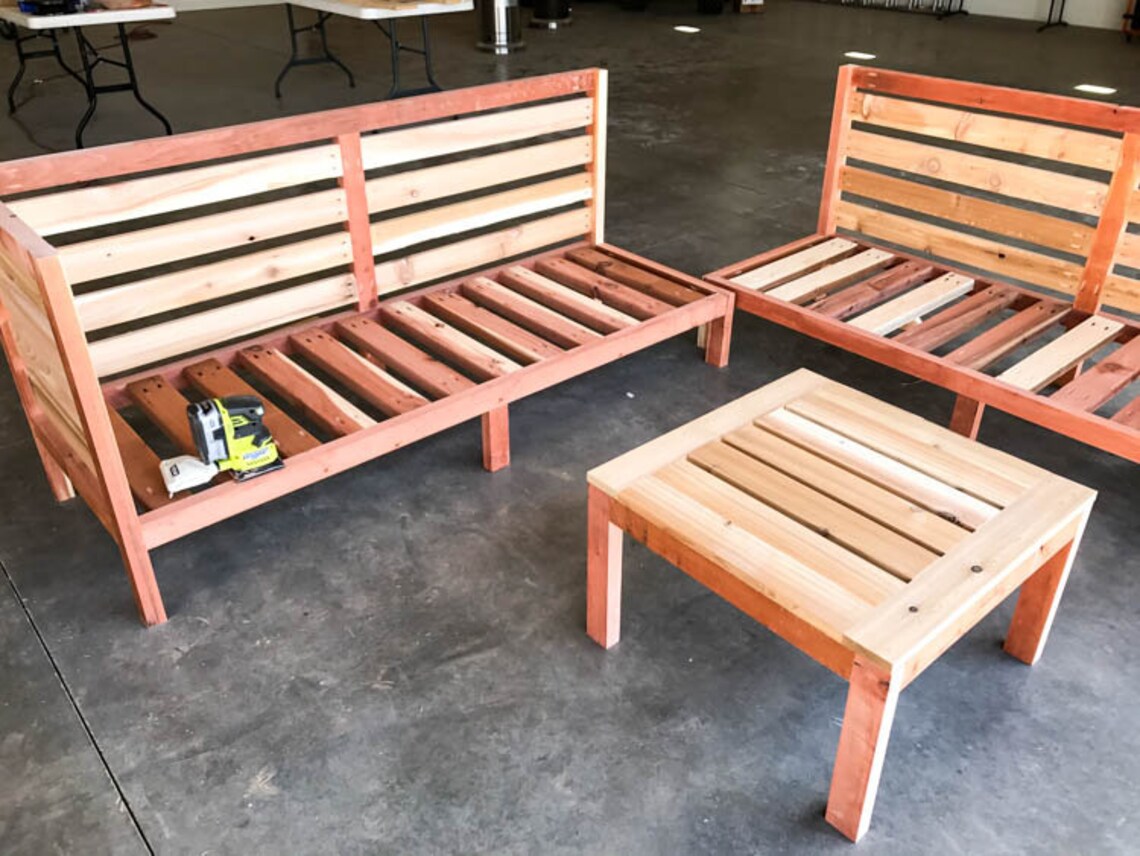 Outdoor Sofa PDF Plans. Wood Daybed Plans Etsy