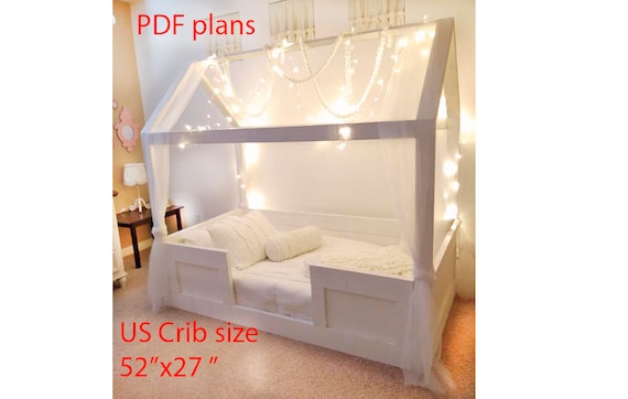 Plan De Lit Montessori Taille Du Lit Bébé Lit De Maison Pour - Etsy Canada