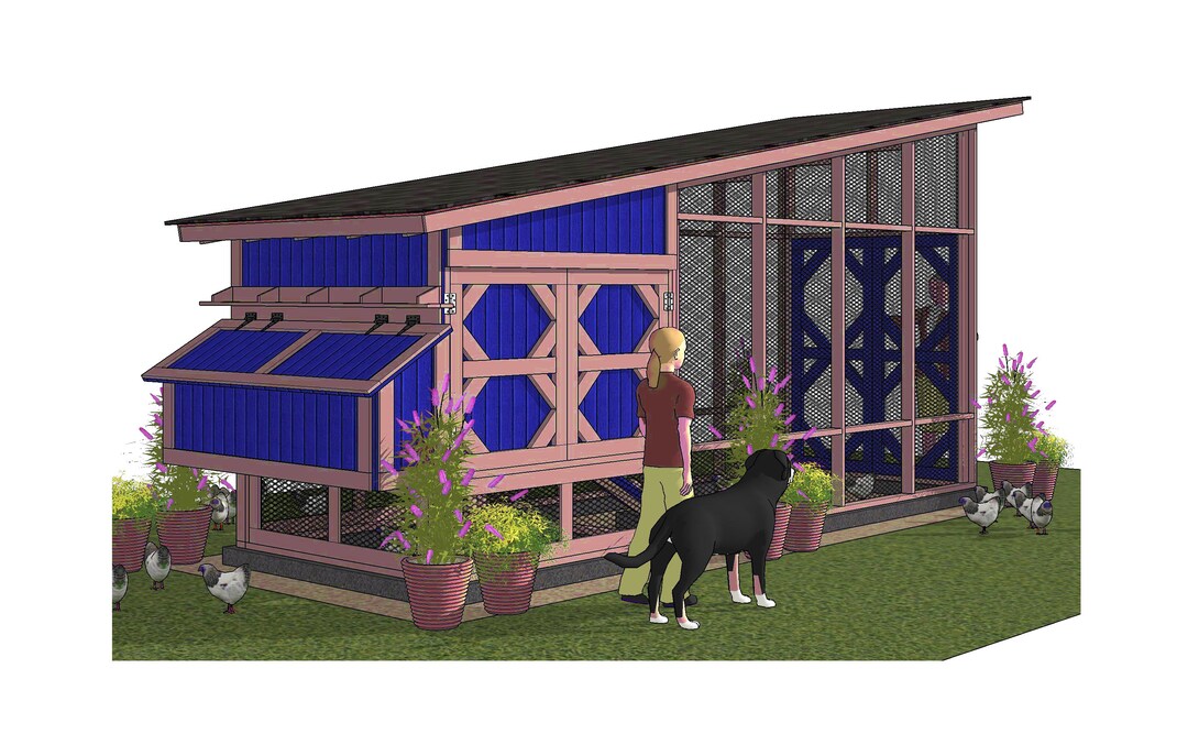 DIY Chicken Coop Plans PDF - 19' X 6' - Backyard Chicken Hutch - Hen ...