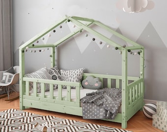 Montessori House Bed PDF Plan: Toddler Bed Frame (80x160 cm)