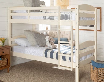 Twin Bunk Bed plans. Twin size Loft DIY Full Beds Plan. PDF plan