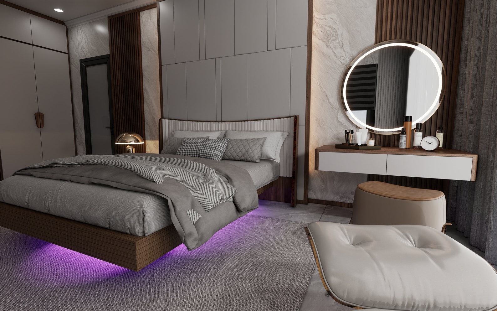 Queen Size Floating Bed digital Plan Floating Bed Frame Etsy