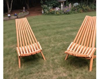 Kentucky Stick Chair Plans, Folding Lounge Chair (PDF Plan)