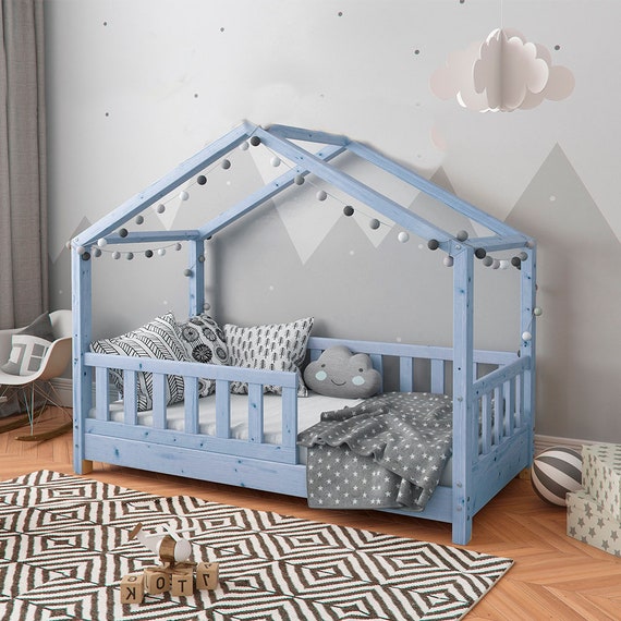 Montessori Bed Toddler crib Size PDF Plan House Bed Plan - Etsy