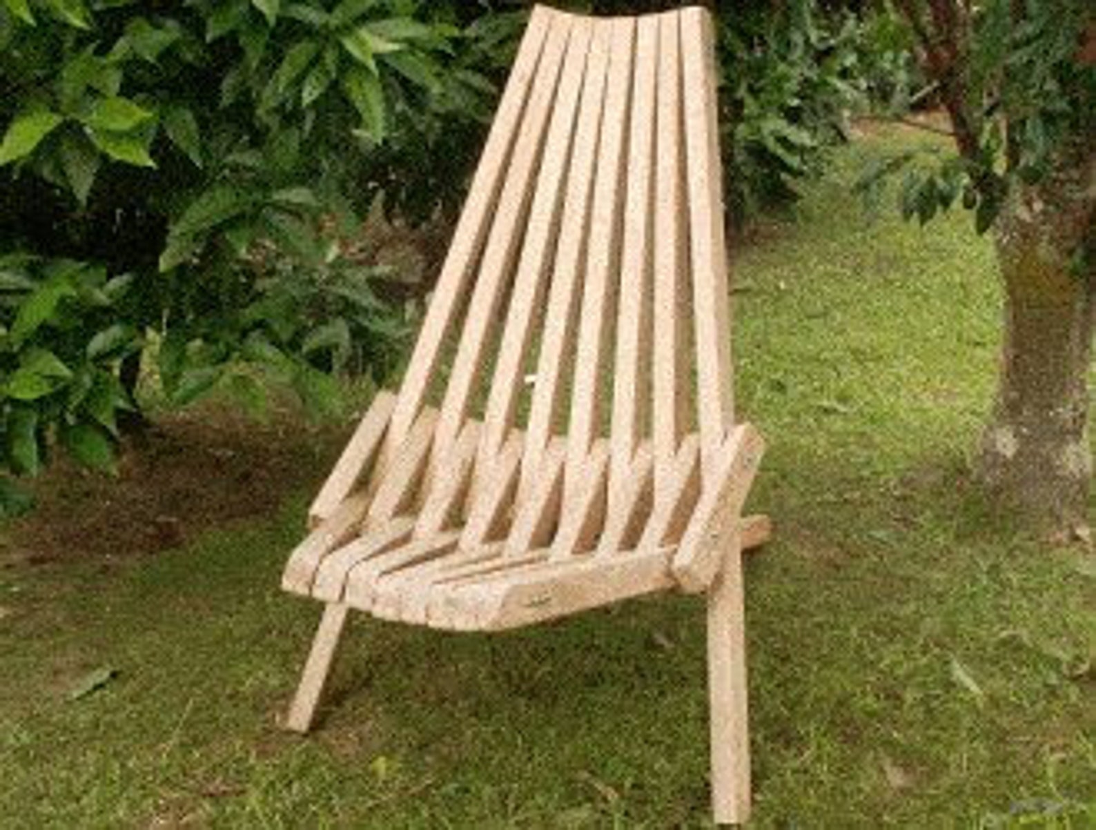 Kentucky Stick Chair Plans PDF Plan Folding Wooden Chair Etsy