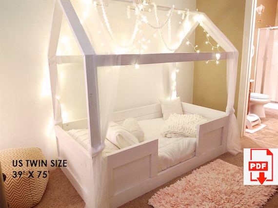 Montessori Bed Plan Twin Toddler House 