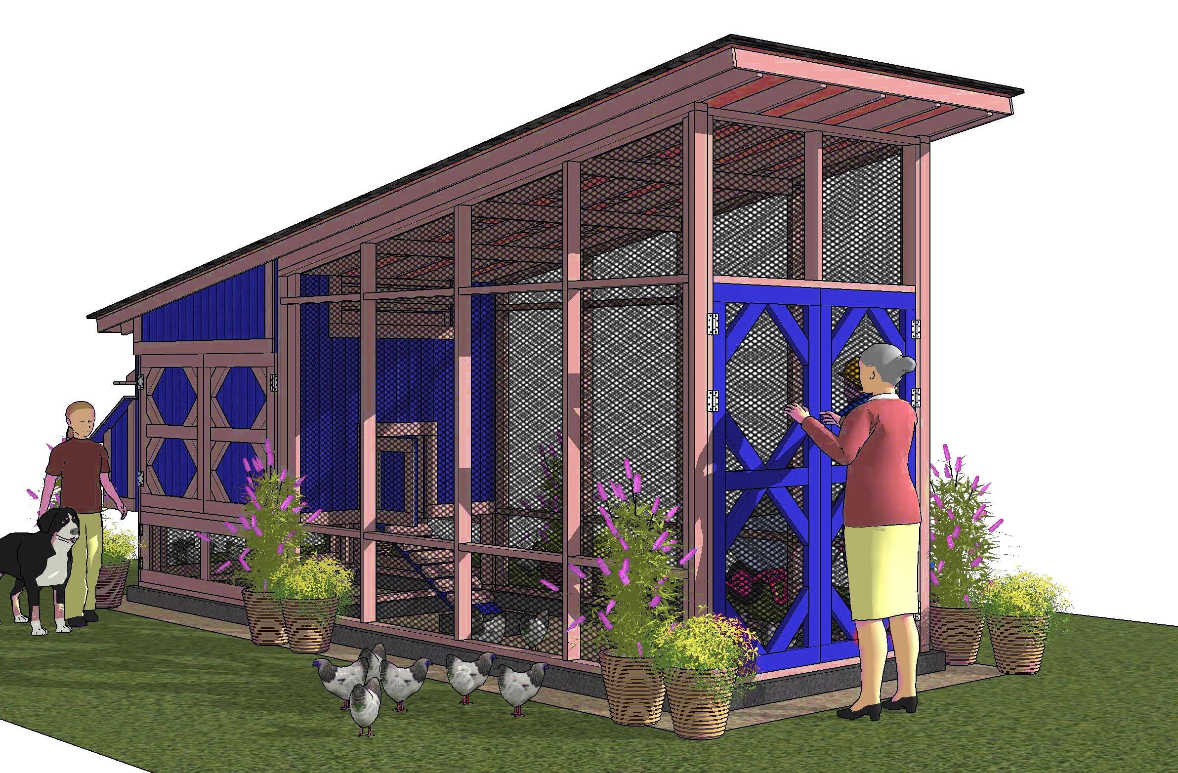 DIY Chicken Coop Plans PDF - 19' X 6' - Backyard Chicken Hutch - Hen ...