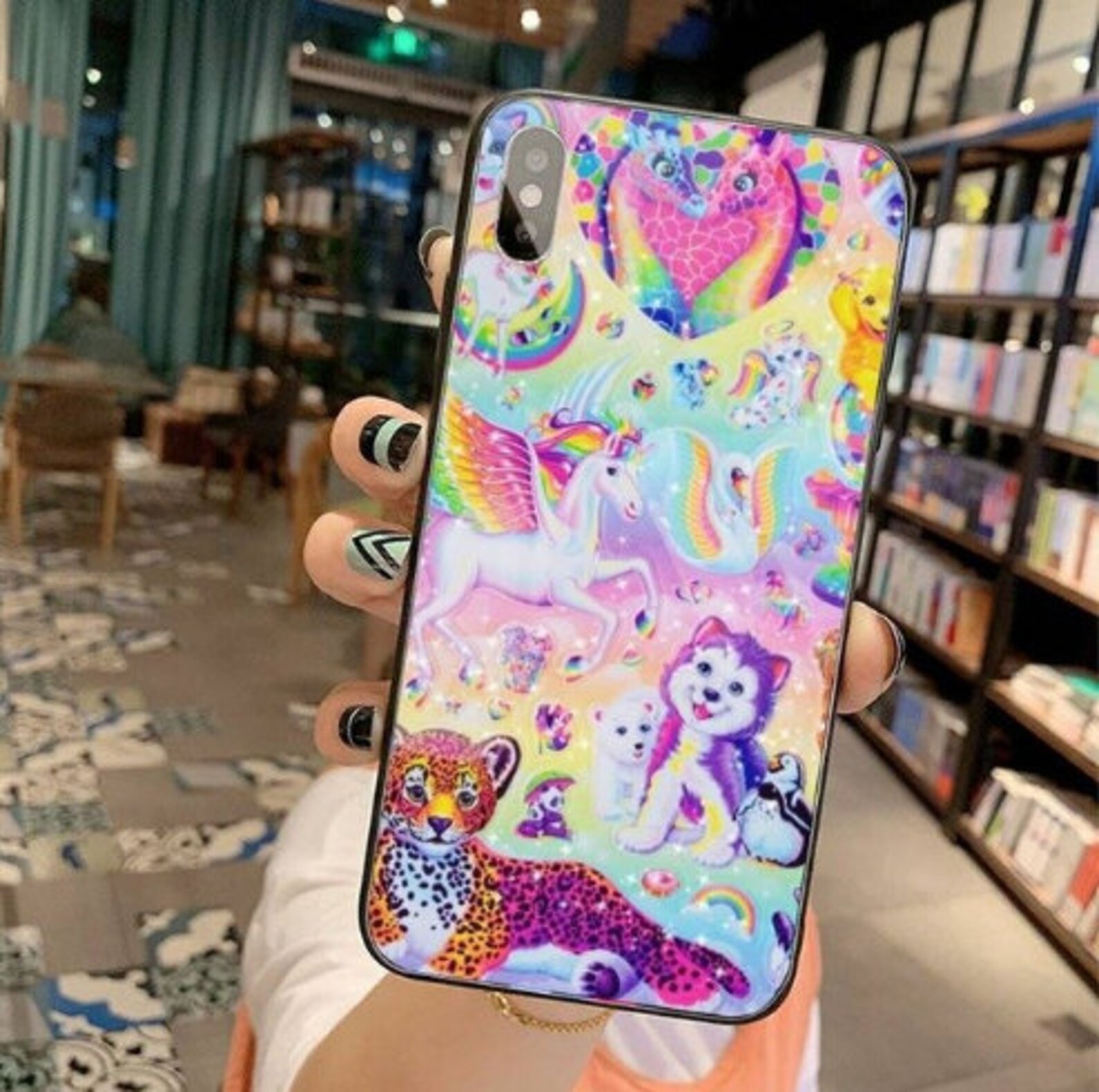 Lisa Frank Phone Case Lisa Frank Colorful Aesthetic Animal Etsy