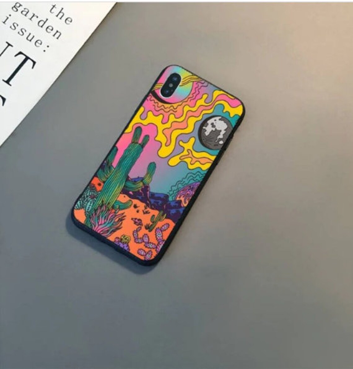 Psychedelic Trippy Phone Case Colorful Phone Cases For | Etsy