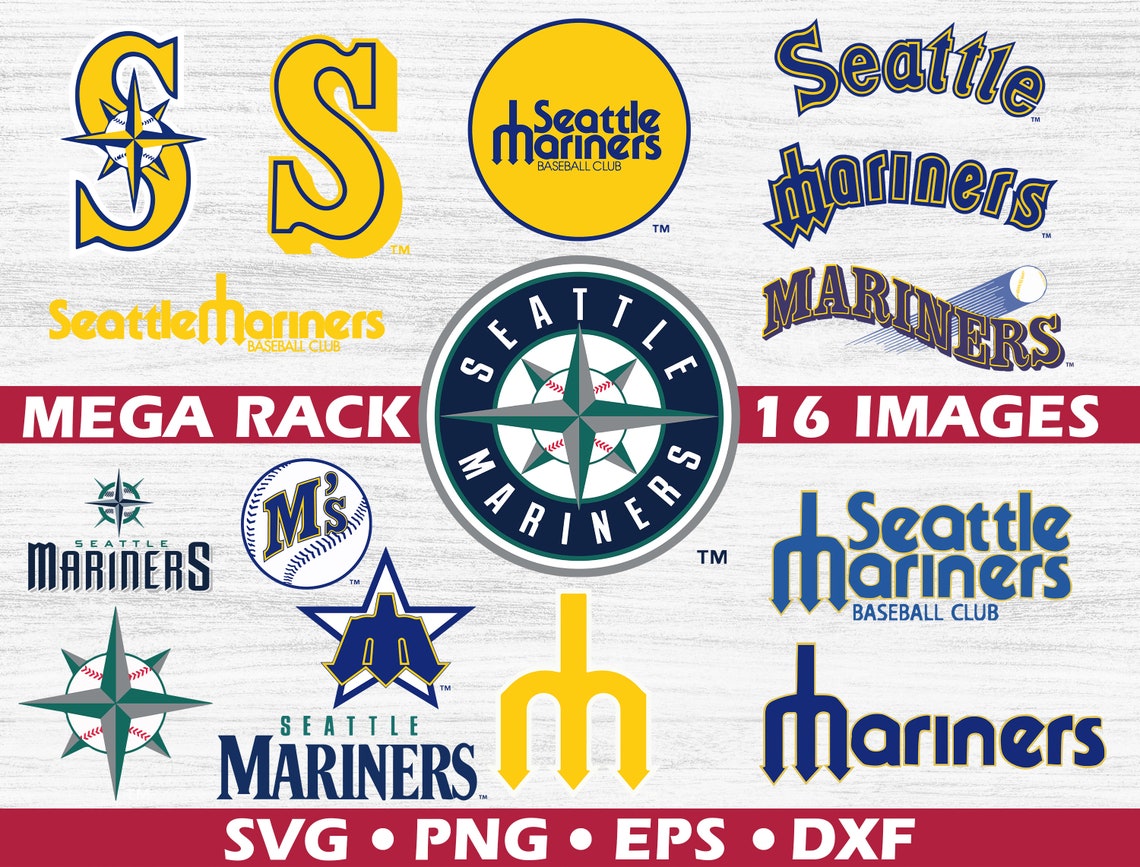 MLB Seattle Mariners Svg Logo Mlb svg MLB Football SVG cut Etsy