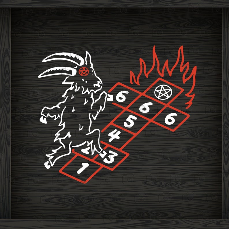 Download Satan And Number Dark Art Layered Svg De Wzilocchi En Cool Design En 2020 Witch Art Svg Eps Png Dxf Satanic Goat Home Living Wall Decor Bookanyexpert Com