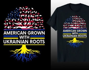 American grown with Ukraine roots SVG | I love Ukraine| stand with Ukraine| Pray for UkraineSVG| I stand with Ukraine SVG| save Ukraine SVG