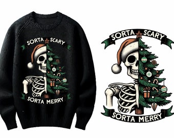 Sorta Scary Sorta Merry Christmas Png
