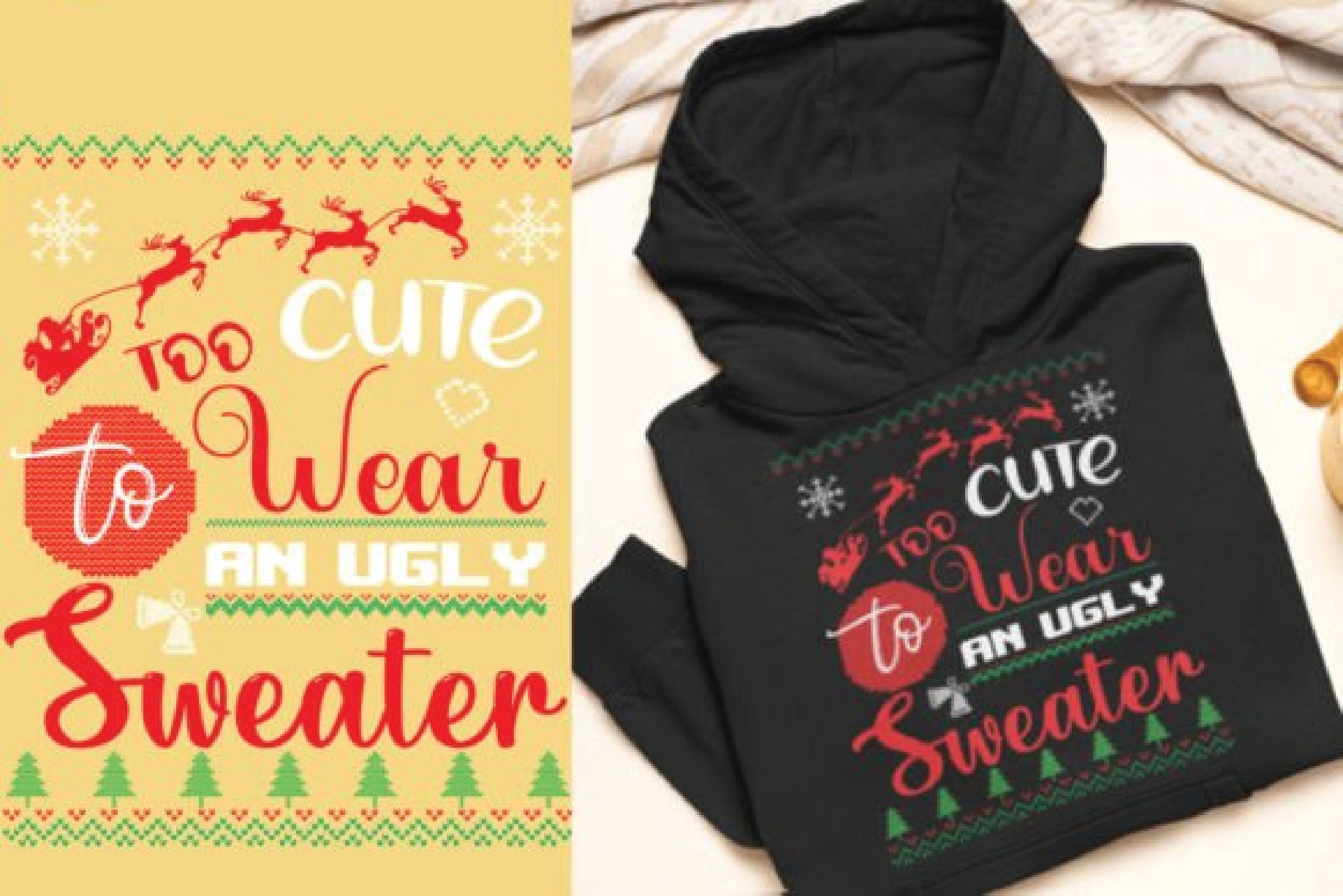 Ugly Christmas Sweater PNG Bundle, Tacky Christmas Jumper PNG Bundle ...