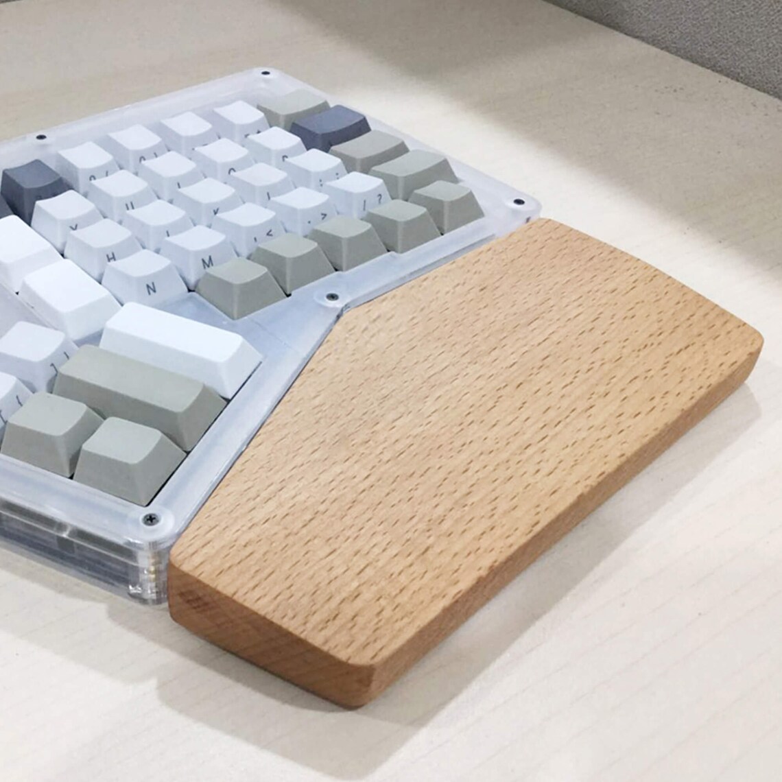 Wooden Double Wrist Rest Solid Wood Wrist Rest Double Etsy