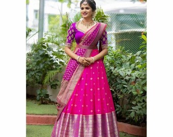Half And Half Saree Etsy Half And Half Saree Etsy