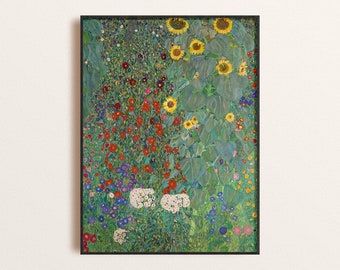 グスタフ・クリムトの花園ポスター - Etsy 日本