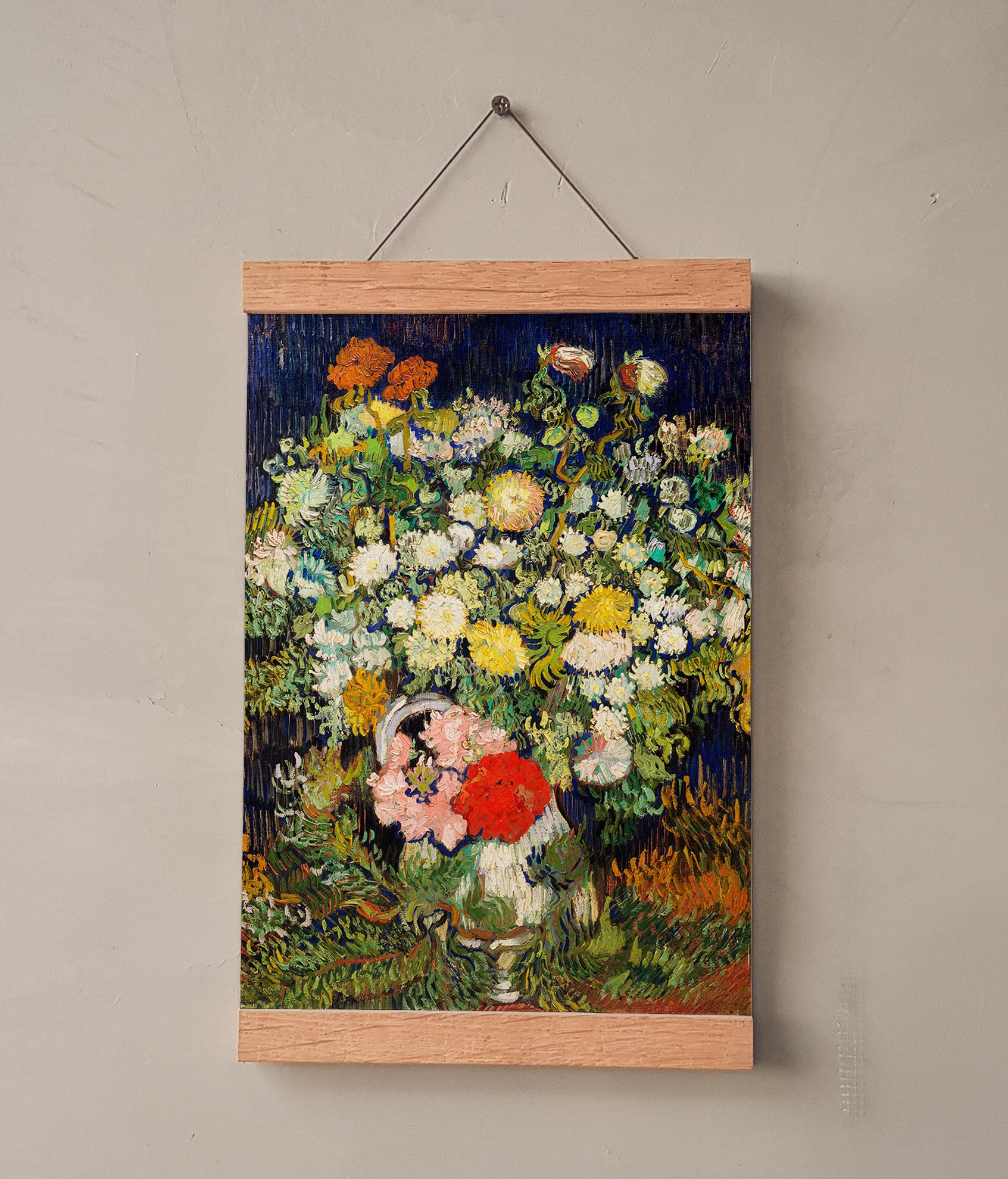 ゴッホの花束の版画：印象派の花の静物画 - Etsy 日本
